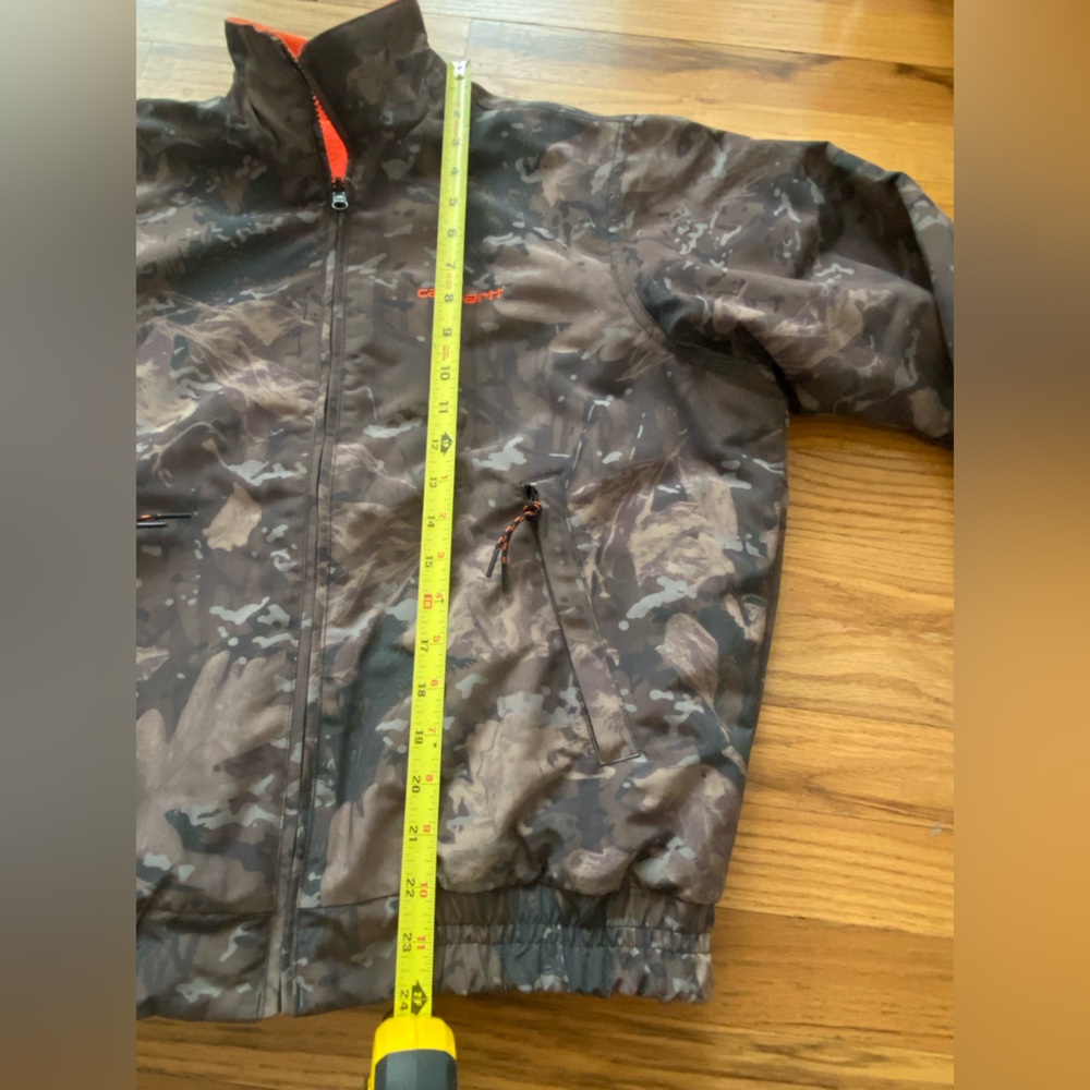 Carhartt WIP Women's Camouflage Keystone Reversible Bomber Jacket Sz S Small - Picture 8 of 12